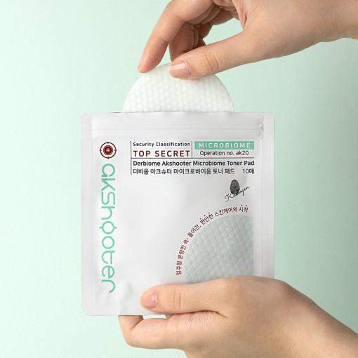 Akshooter Microbiome Toner Pad (remove dead skin cells + toner + spot patch)