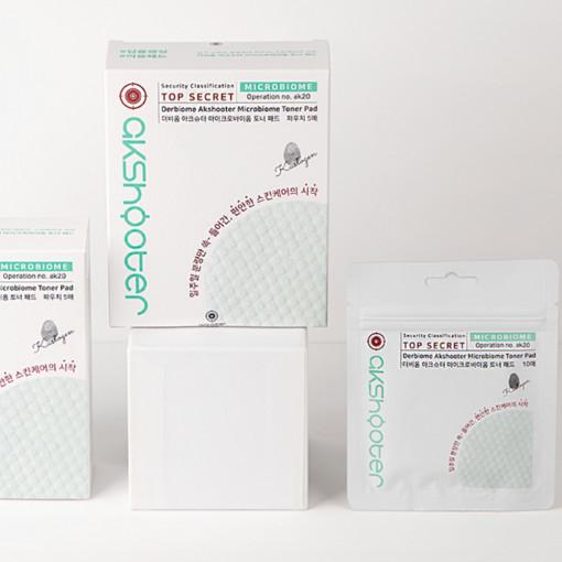Akshooter Microbiome Toner Pad (remove dead skin cells + toner + spot patch)