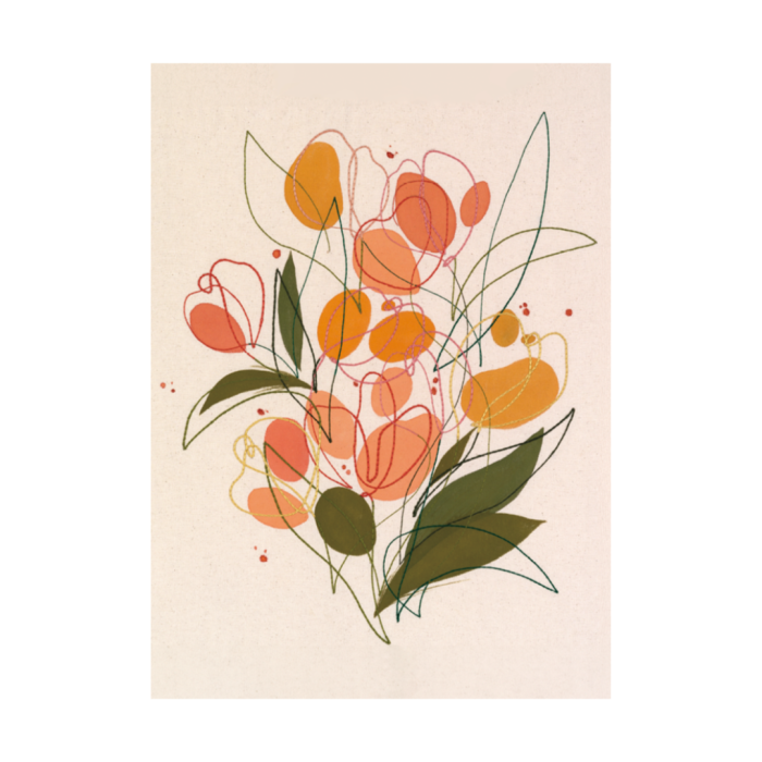 a bouquet of tulips