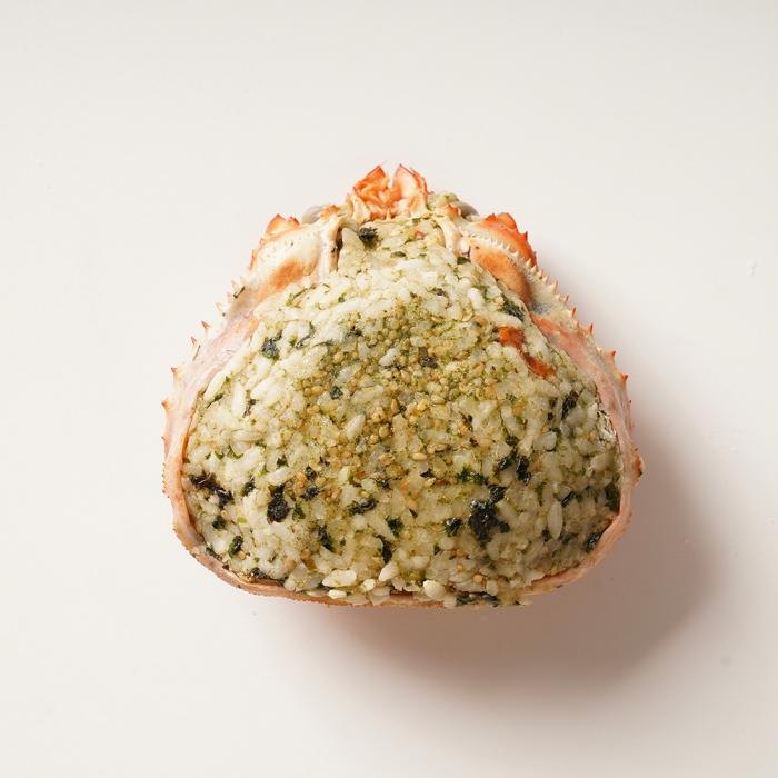 Front View of Red Snow Crab Fried Rice