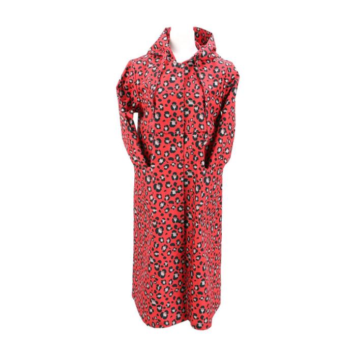Arles & Dijon_rain coat_red hopi