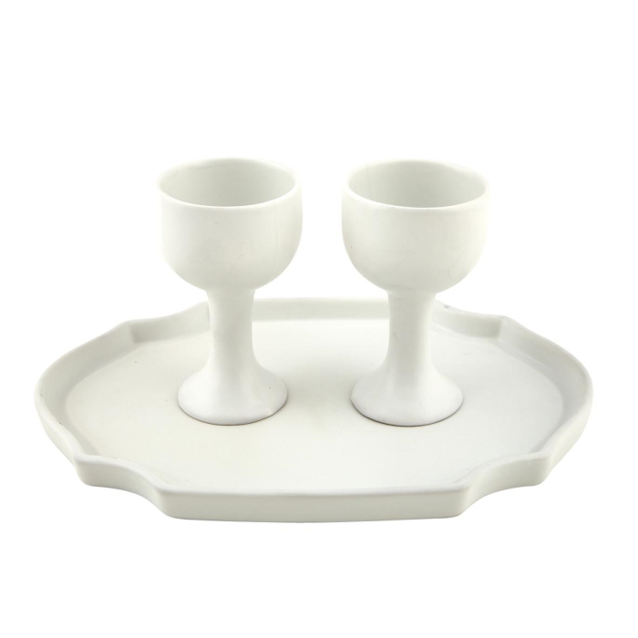 two cups and a tray