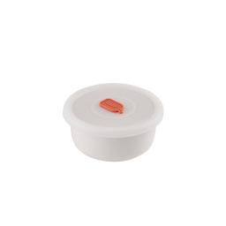 white plastic container with lid