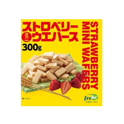 Strawberry mini wafer snack