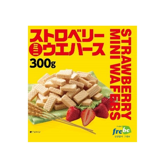 Strawberry mini wafer snack