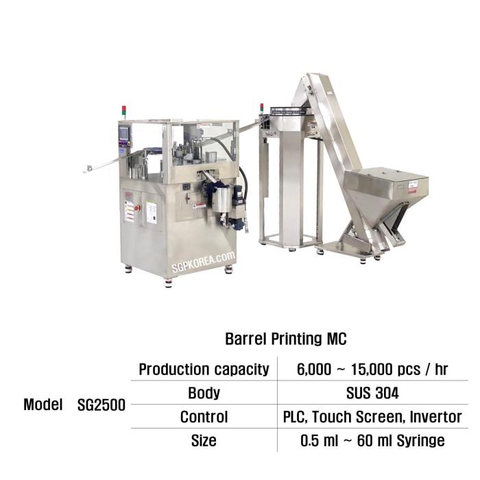 Barrel Printing Machine specification