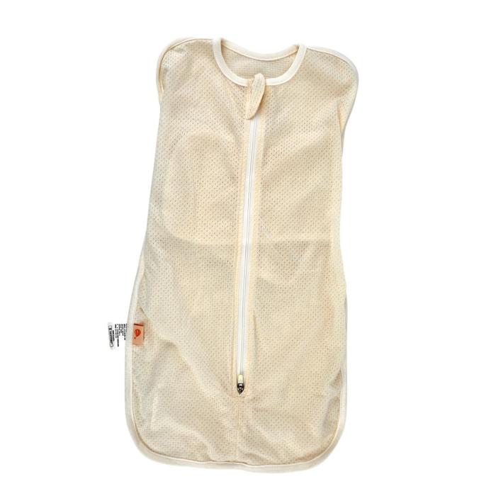 white mesh baby carrier