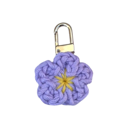 purple flower and padlock