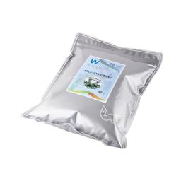 a bag with a label and a picture of a flower