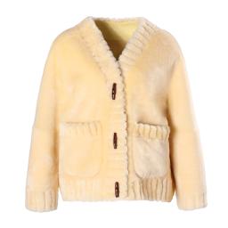It is an cardigan-style wool coat.