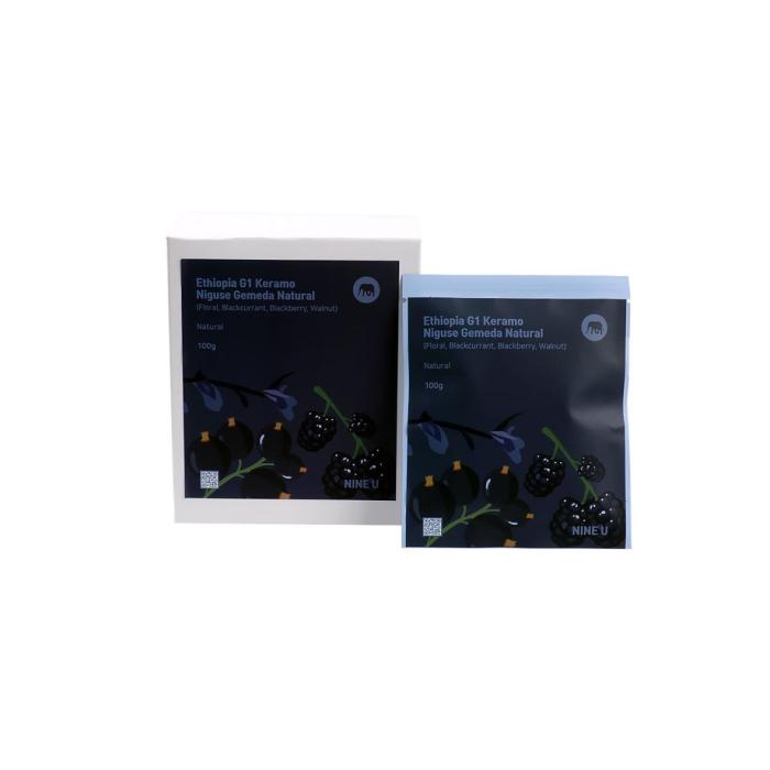 Ethiopia G1 Keramoniguse Gemeda Natural, Specialty Drip bag