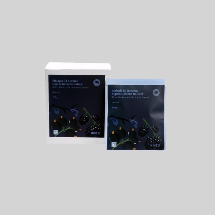 Ethiopia G1 Keramoniguse Gemeda Natural, Specialty Drip bag
