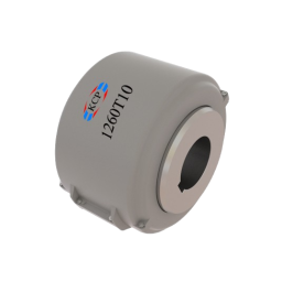 a grey and black plastic encoder