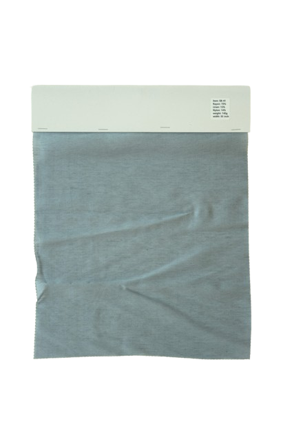 Item name: SB-41
Mixing ratio: rayon: 73% linen: 13% nylon: 14%
Width: 55 inches
Weight: 140g (yards)