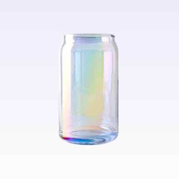 Aurora Coating Beercan Glass