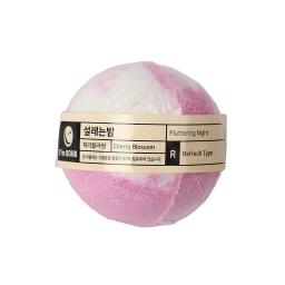 a pink bath bomb