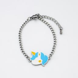[Giorae Jewelry] Unicorn Pendant Necklace and Bracelet #1