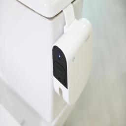 Mount the Harington on the toilet tank