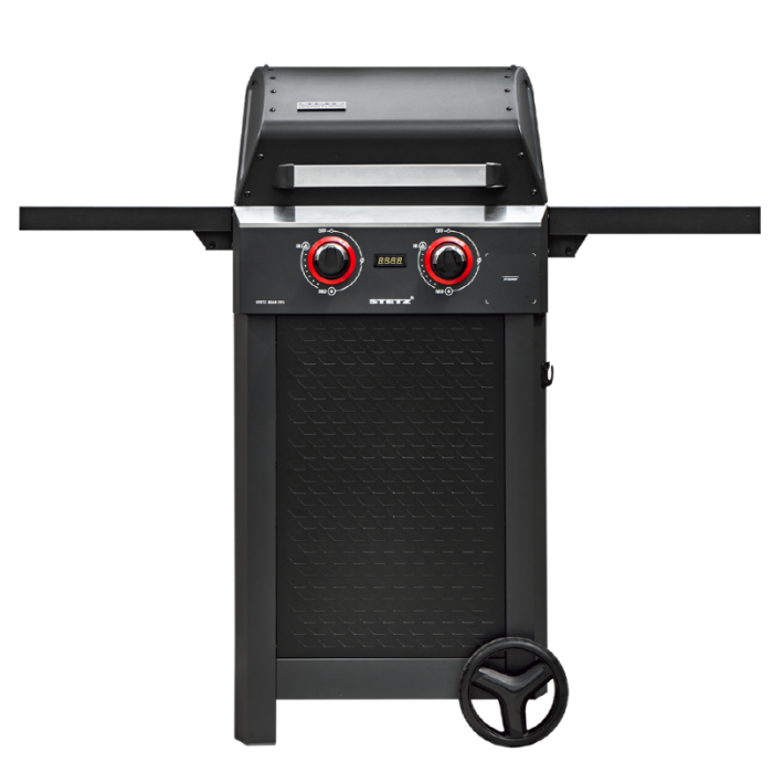 a gas grill