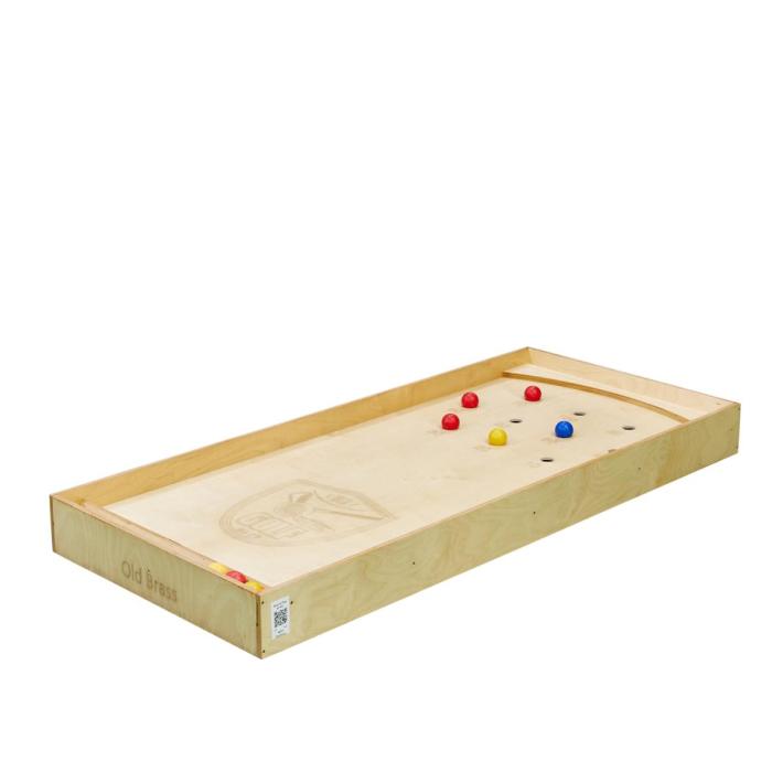 wooden air hockey table