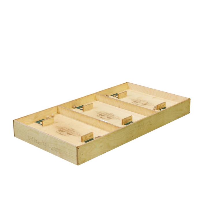 a wooden box
