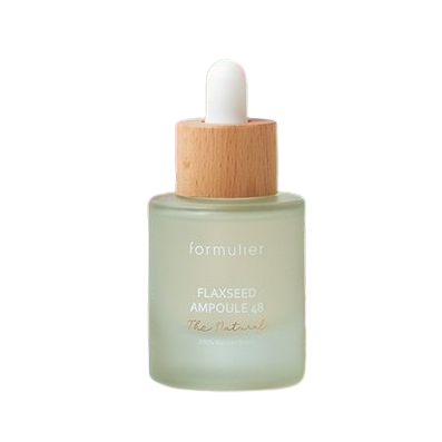 a bottle of flaxseed ampoule