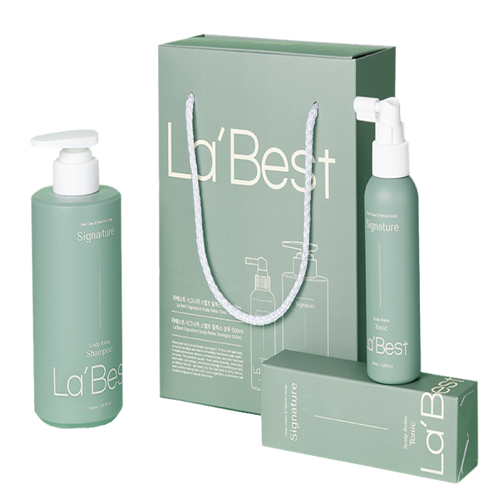 labest signature scalp relax hair shampoo&tonic