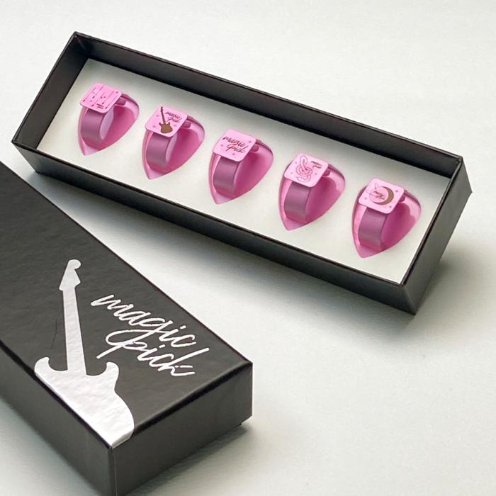 Magicpick 0.74mm Gift Set (5-Packs) - The perfect present for guitar enthusiasts and students.