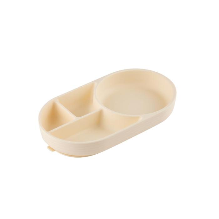 the tray with three compartments
