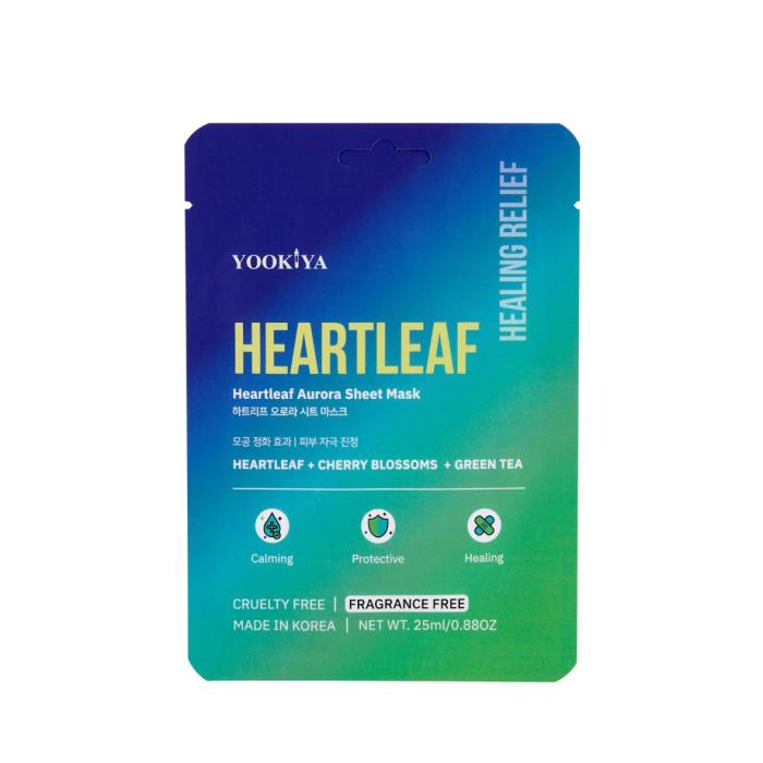 Yookiya Heartleaf Aurora Sheet Mask