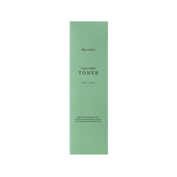 Mellow D Cypress Relief Toner

◆ 200ml

◆Instant Relief
Quickly soothes and calms irritated skin.

◆Cleansing Support
Removes leftover residues after cleansing.

◆Hydration Boost
Delivers intense moisture to keep the skin hydrated and refreshed.

◆Mild Exfoliation
Gently removes dead skin cells for a smoother texture.