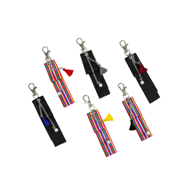 Tassel & Pearl String Multipurpose Keyring