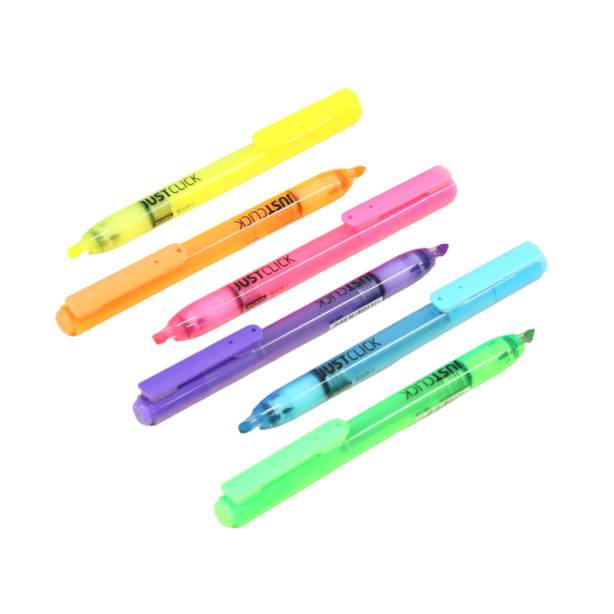 colorful highlighters