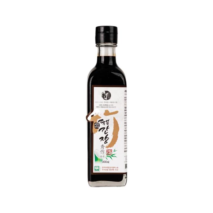 a bottle of soy sauce