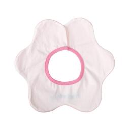 A flower pink bib