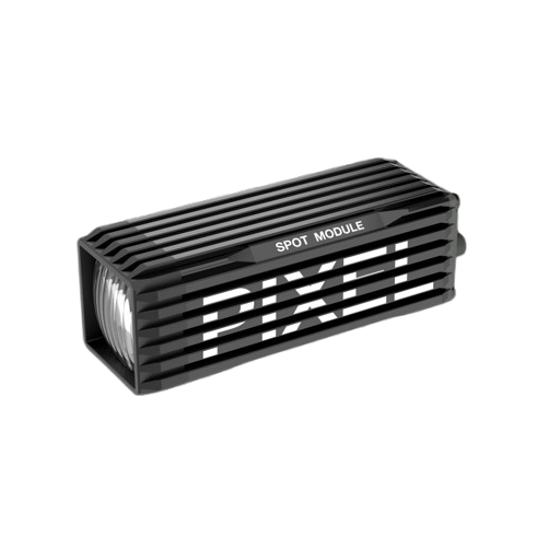 Pixel is a headlamp module for mobility. It is block-shaped, making it easy to express the desired design. In addition, there are three modules with the same shape but different light distribution. The performance can also be combined according to customer needs.