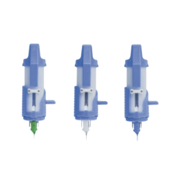 The device allows specialists to focus their attention on the surgical area without worrying about losing track of the implanted spot due to dispersed line of sight from replacing the implanters. Now that they can implant ten hair follicles in a rapid sequence, they can complete the procedure more effectively with less eye fatigue.