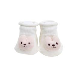 Chubby Fox Ivory Organic Baby Socks