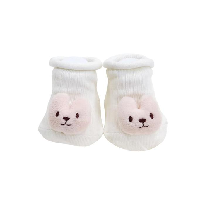 Chubby Fox Ivory Organic Baby Socks