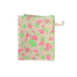 Flower Pattern kichenclothes(fluorescent pink)