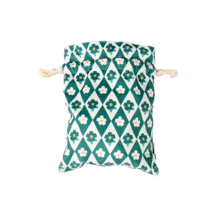 Flower-printed lucky bag(Green)