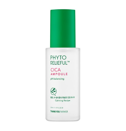 Thank You Palmer Pitto Relief Cica Ampoule 50 ml
Add soothing to soothing sensitive skin, food-derived ingredients, and acid-free ampoule