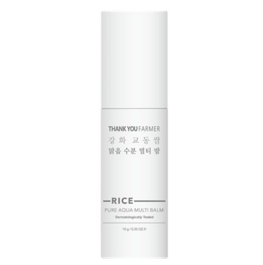 Clear multi balm that adds cool and moist moisture to dry areas of rice in clean areas