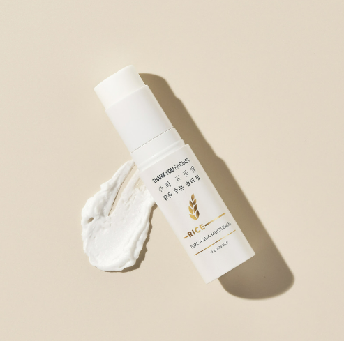 Clear multi balm that adds cool and moist moisture to dry areas of rice in clean areas