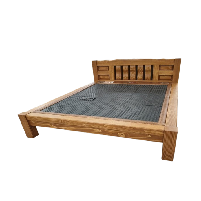 It's an eco-friendly heating bed made of charcoal