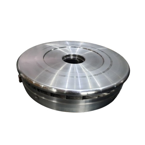 adjust the direction and speed of steam in turbine