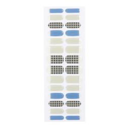 [VIVISHOW] Check Point Gel Nail Sticker : 100% Real Gel Nail Strips