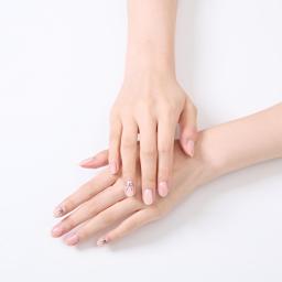 [VIVISHOW] Petit Ribbon Gel Nail Sticker : 100% Real Gel Nail Strips
