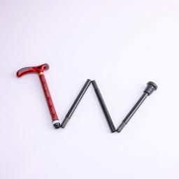 BINATTI Stick Foldable : carbon walking stick (wine, blue color)