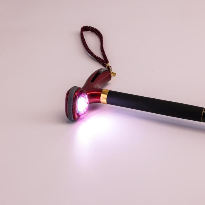 BINATTI Light Cane : carbon walking stick (mint, wine color)